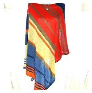 Chaps Shawl/Poncho Sz L/XL